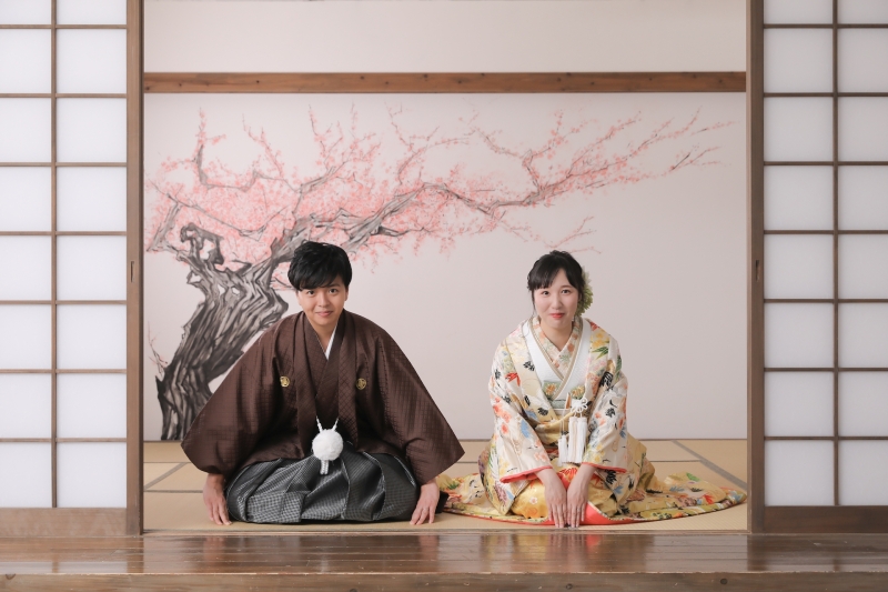 締めは定番のお辞儀カット