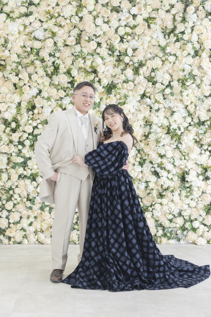 満開の花々に囲まれて