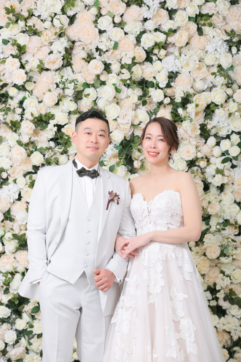 ＊まずはフラワーウォール＊