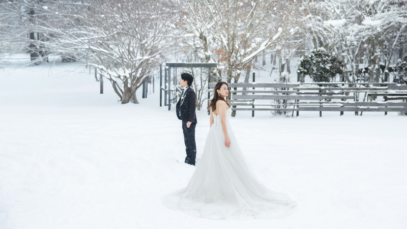 静寂に包まれた銀世界