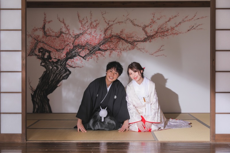 定番の正座ショット