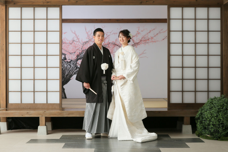 お二人の立ち姿から