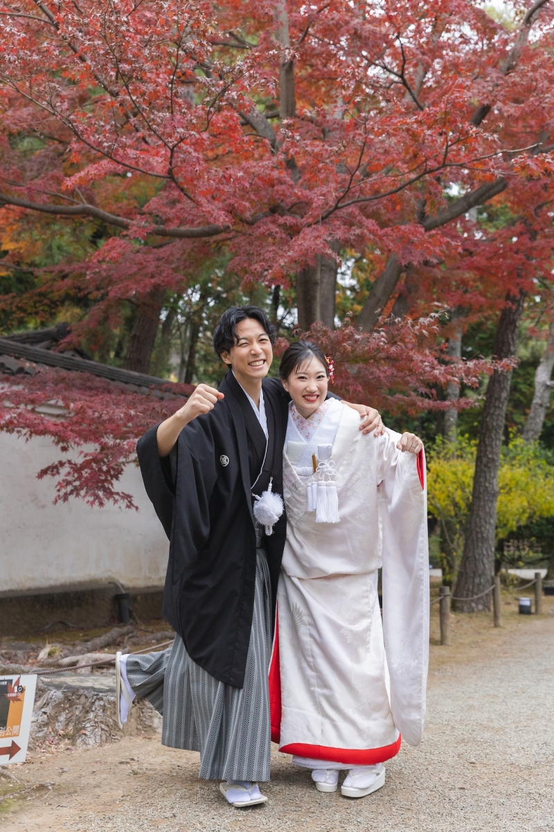 締めはお2人らしく♡