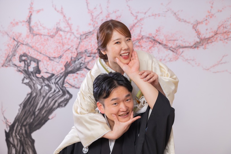 楽しそうなお二人の表情も