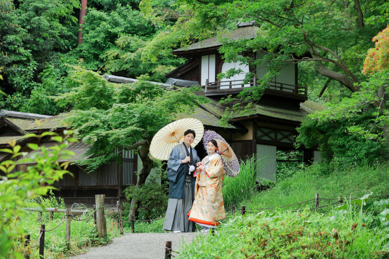 新緑美しい三溪園 photo by谷澤明美