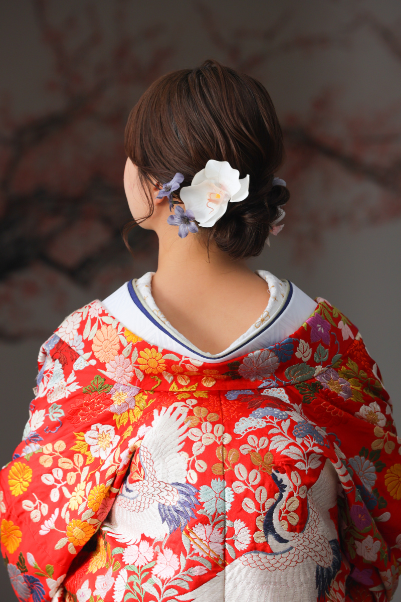 髪型のショット