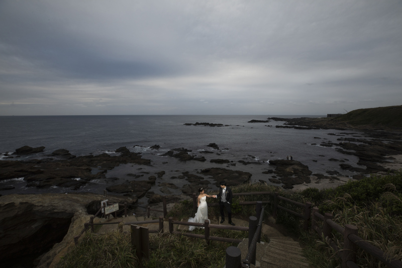 眼下に広がる城ヶ島