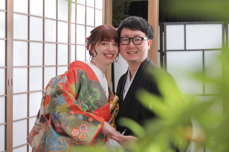 お顔をくっつけて