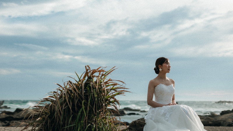 新郎さんのソロ待ち新婦さんを