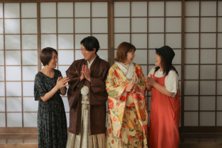 ご家族様と屋内庭園！