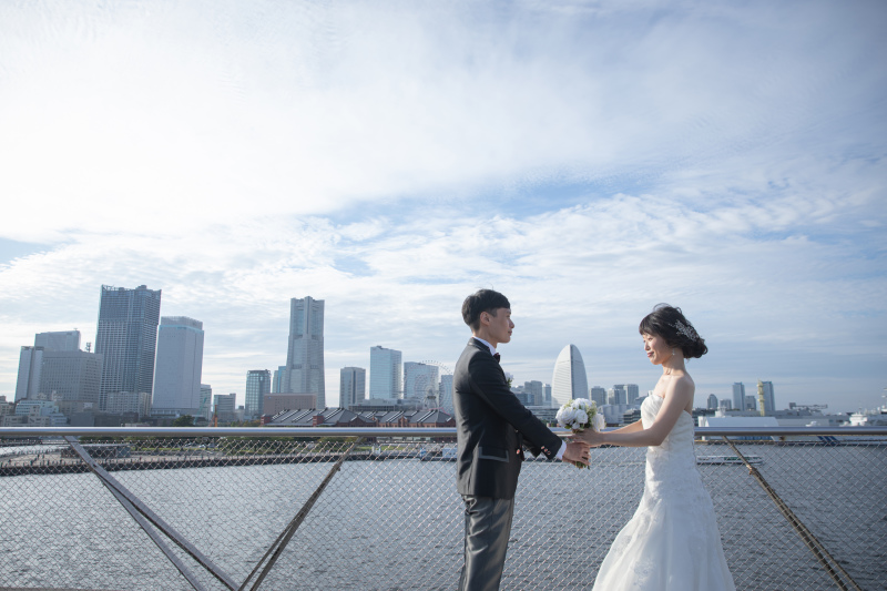 青空とみなとみらい