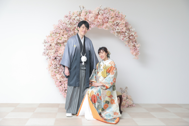 和装でも座りカット