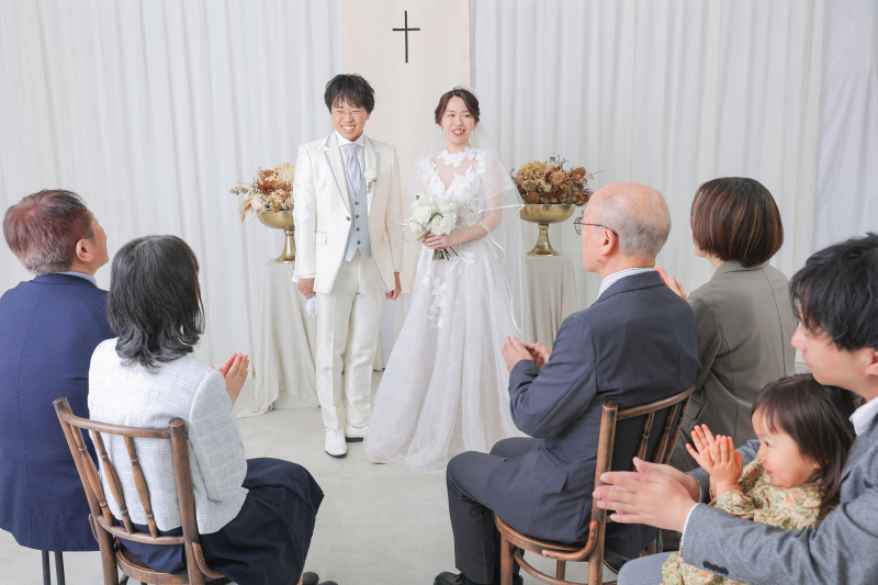 家族に温かく迎えられて