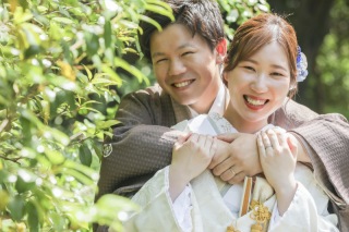 新緑の緑と一緒に