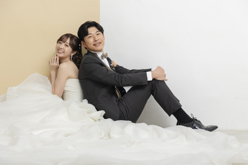 座ったお写真も素敵!