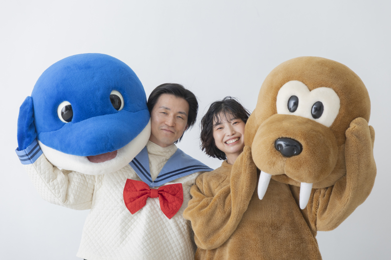 着ぐるみ越しに見える素敵な笑顔！