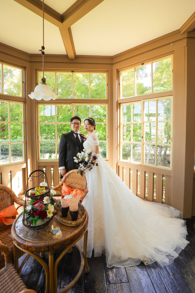 グリーンが瑞々しいサンルーム