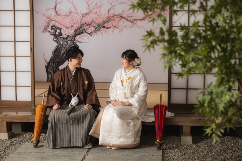 本格的なお茶室のセットで!