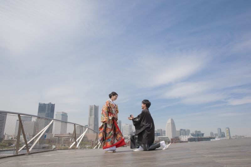 大さん橋でプロポーズ!