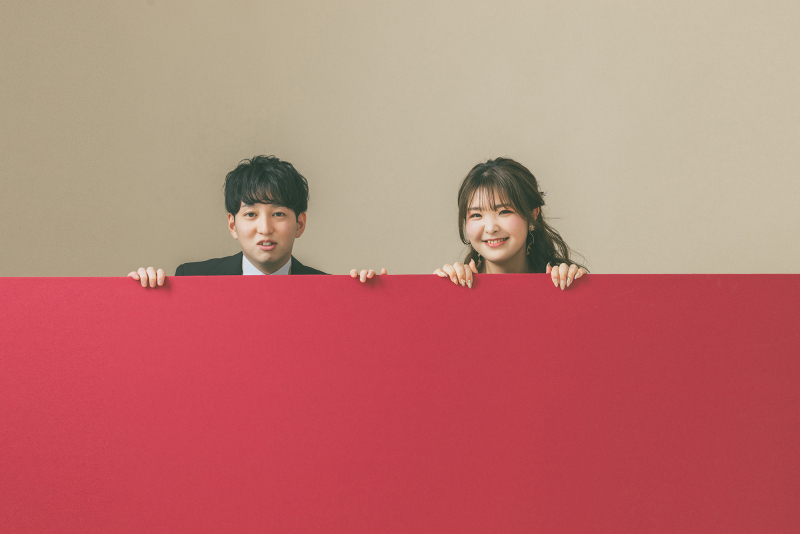 下からひょっこり