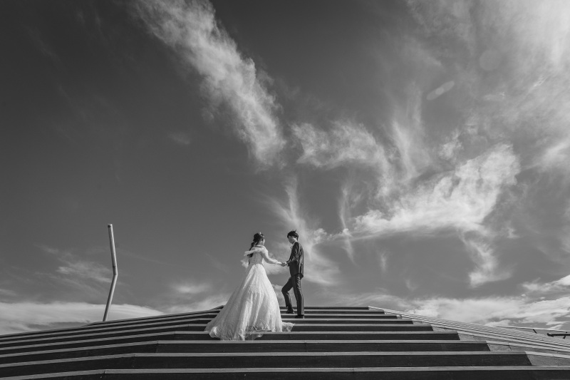 階段を上がっていく姿もとっても素敵です!