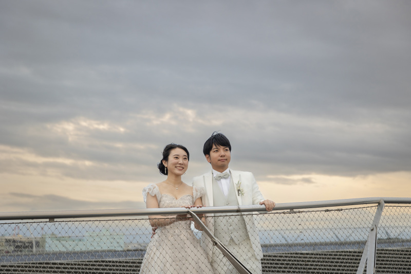 お着替えをして大桟橋へ