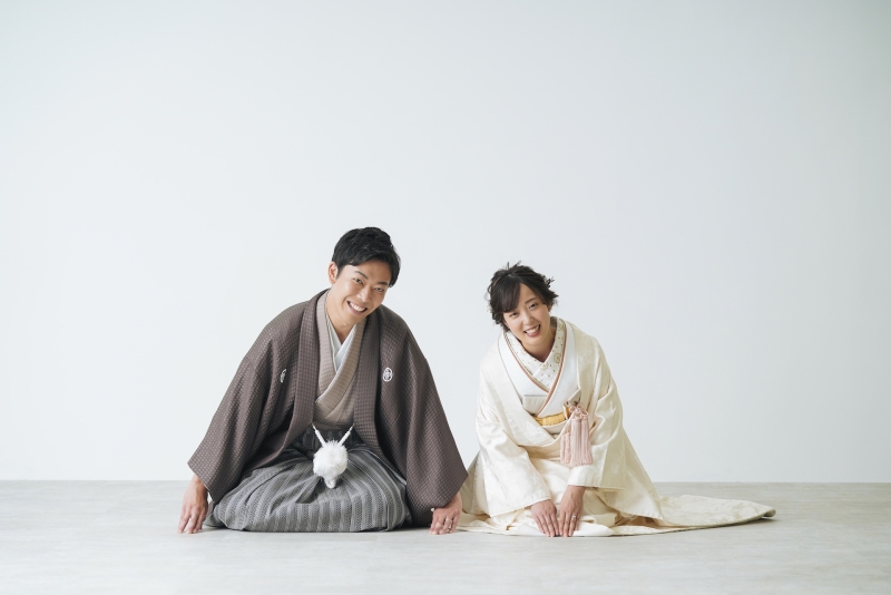 定番のお辞儀ポーズ!