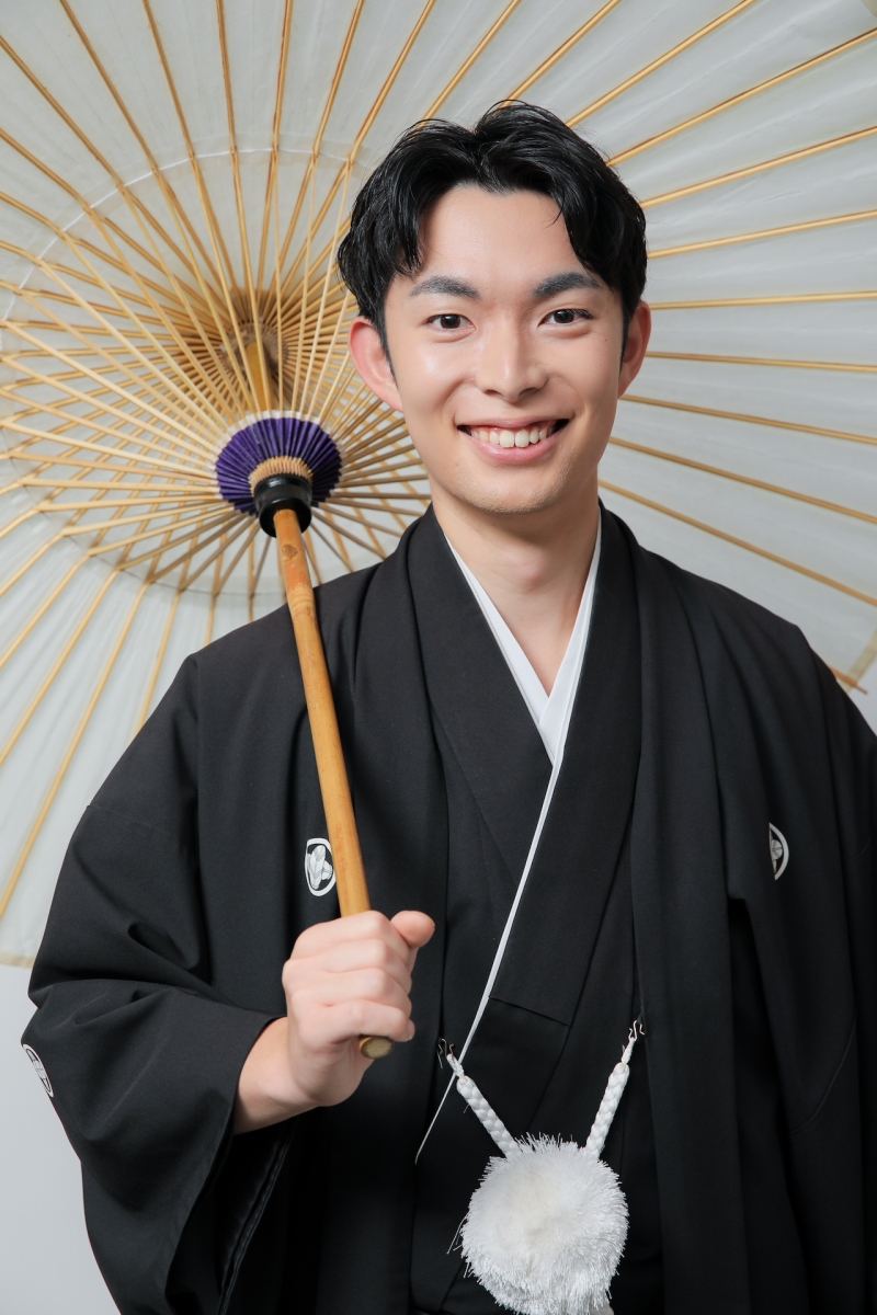 和傘を使って　2