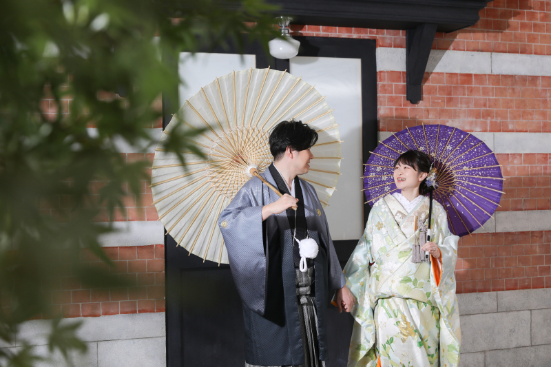 和傘の貸し出しあります!