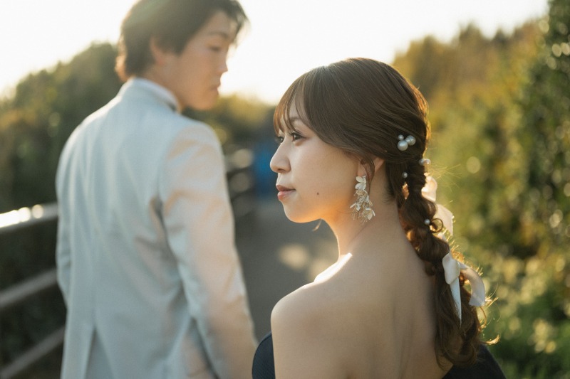新婦様の凛とした横顔