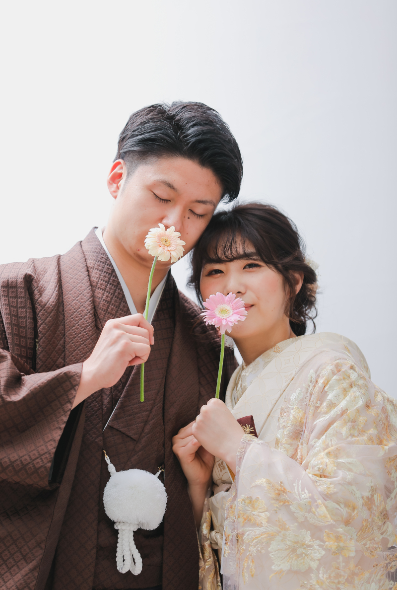 ガーベラのお花を使って