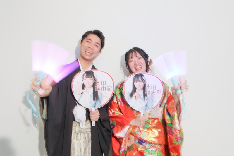 ペンライトを振って