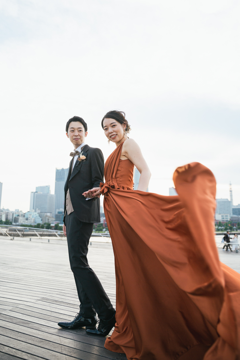 ドレスを活かして!