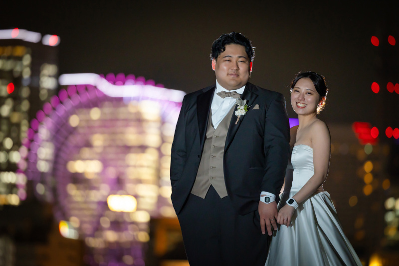 お揃いの時計をつけて