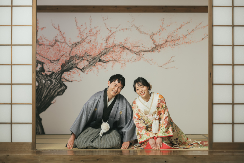 1着目は色打掛から