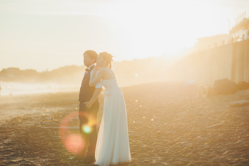 夕日が眩しいです