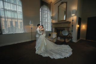 有形文化財で撮るチャペルウェディングフォト♪