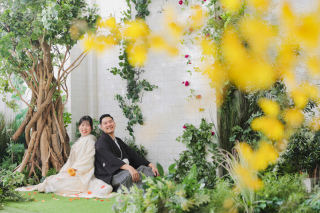 カジュアルにハウススタジオで和装撮影