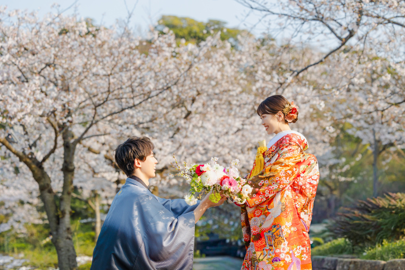 愛を伝える、ブーケのプレゼント