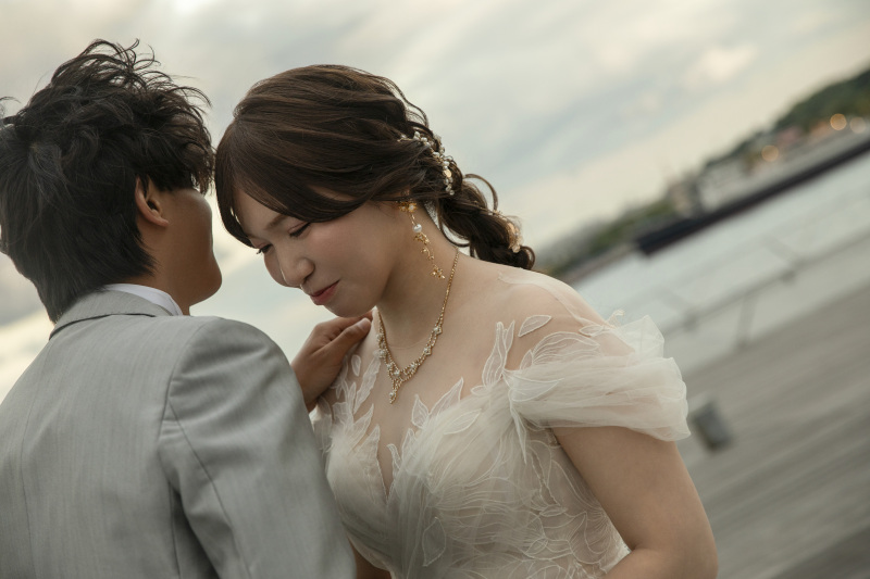 ドレスとアクセサリー