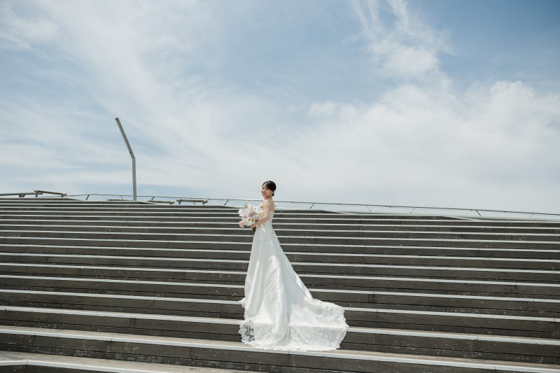 後ろ姿もとても綺麗!