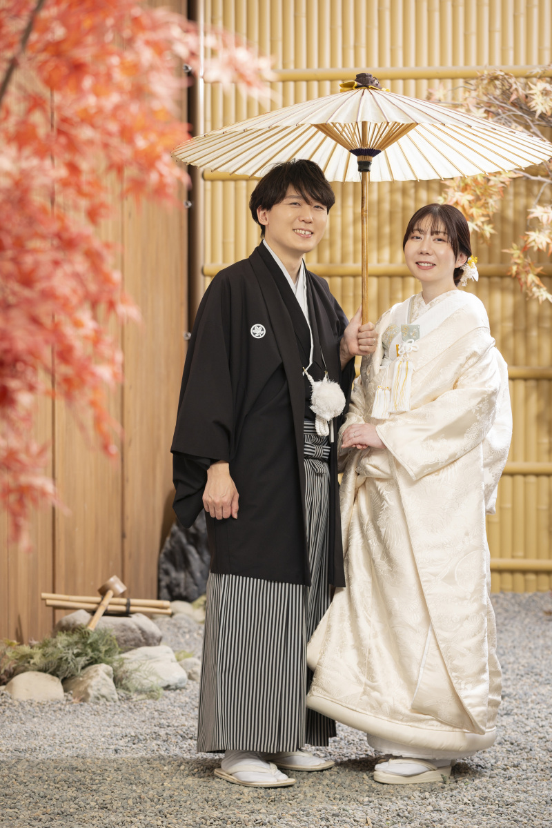 紅葉の赤に、笑顔がこぼれる瞬間