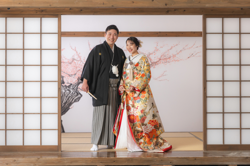 かっちり立ち姿