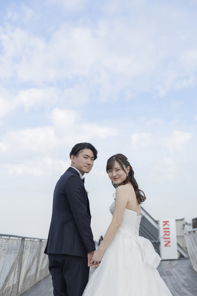 振り返ったお写真も