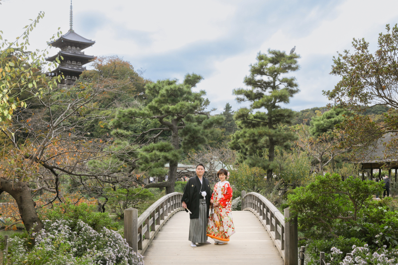 橋の上でカッコよく!!