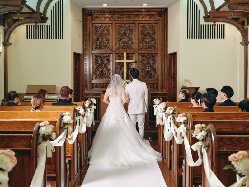 STUDIO AQUA 横浜みなとみらい店(スタジオAQUA)_チャペルで撮影できる