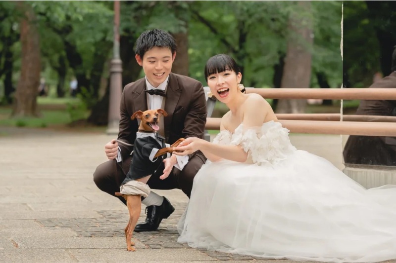 ペット同伴での撮影も追加料金なしで安心♪