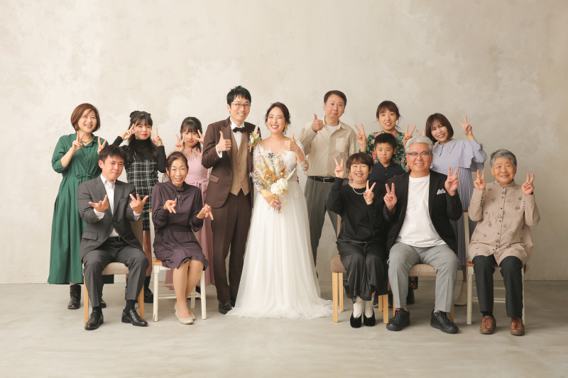 STUDIO AQUA 横浜みなとみらい店(スタジオAQUA)_家族・友人を撮影に呼べる