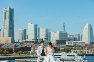 STUDIO AQUA 横浜みなとみらい店（スタジオAQUA）_【撮る結婚式という幸せを】デート気分で結婚写真篇