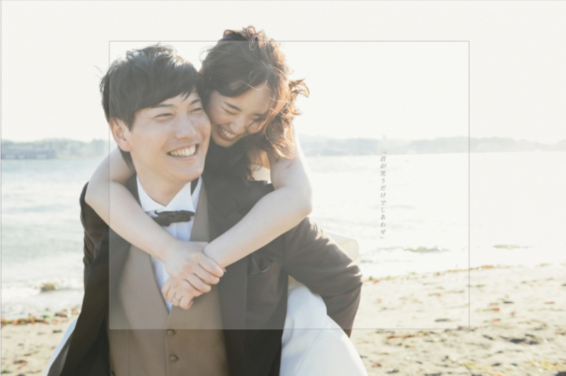 笑顔がかわいい仲良しカップル。自然なナチュラルな感じで撮影したいと言うことだったので新郎様に新婦様をおんぶしてもらって撮影した時の1枚です^ ^